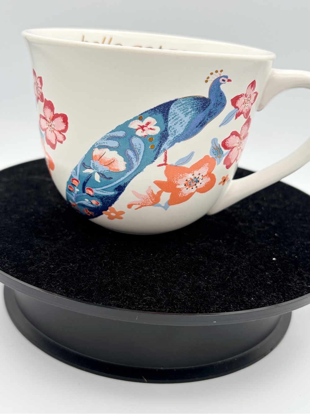 Opal house Peacock floral hello gorgeous stoneware mug target 20 1815
